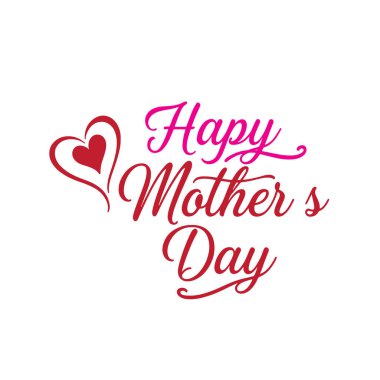 Mother day vintage lettering. Mothers day card