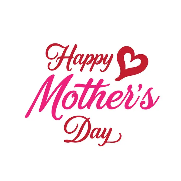 Mother day vintage lettering. Mothers day card