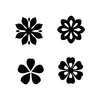 Yonca ikonu vektör illüstrasyonu. Yonca işareti ve sembol. dört yapraklı yonca simgesi.