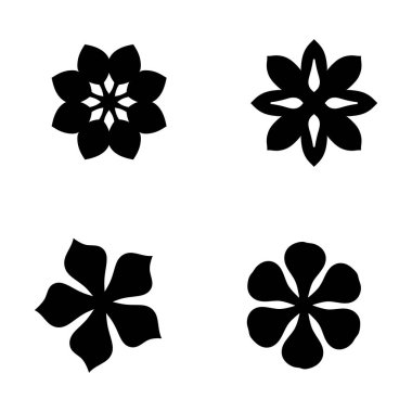 Yonca ikonu vektör illüstrasyonu. Yonca işareti ve sembol. dört yapraklı yonca simgesi.