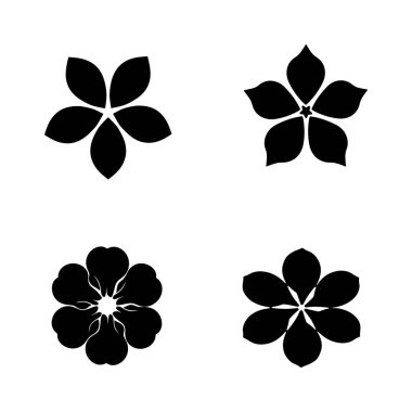 Yonca ikonu vektör illüstrasyonu. Yonca işareti ve sembol. dört yapraklı yonca simgesi.