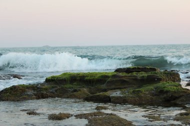 Yaz Denizi 'nde Gün Batımı. Yüksek kalite fotoğraf