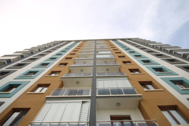 Ankara Etimesgut 'un Eranova-2 Konutlari Sitesi manzarası. Yüksek kalite fotoğraf