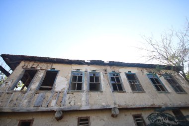 Ankara 'nın Kayi köyünü terk etti. Yüksek kalite fotoğraf