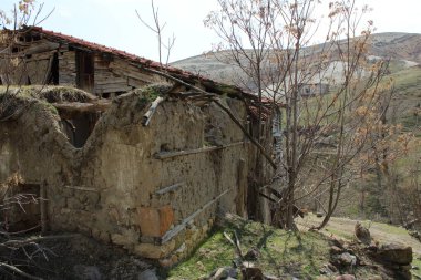 Ankara 'nın Kayi köyünü terk etti. Yüksek kalite fotoğraf
