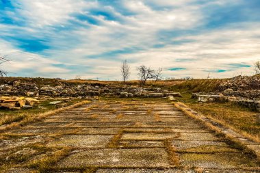 Antik Roma amfitiyatrosunun kalıntıları, Perla, Perilla, İspanya