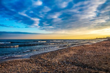 Baltık Denizi 'nde gün batımı