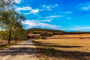 bir alan üzerinden yol