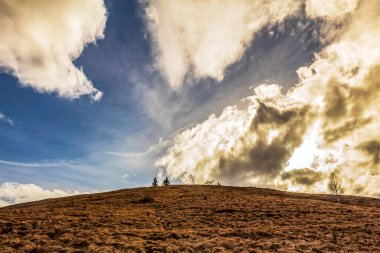 Karpat Dağları 'nda sonbahar manzarası