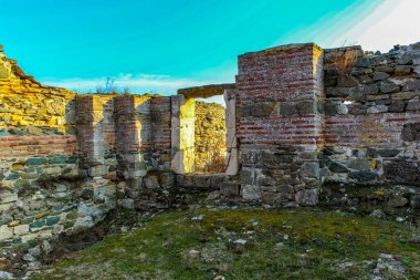 Roma, İtalya 'daki antik Roma forumunun kalıntıları.