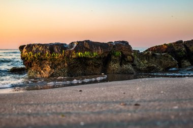 Deniz manzarası çok güzel. doğa arkaplanı