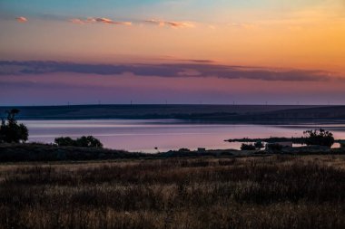 güzel gün batımının resimsel manzarası