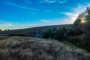 Dağlarda gün batımı