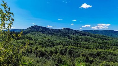 Dağların güzel manzarası