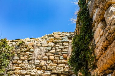 Delphi 'deki antik Yunan tapınağı Apollo' nun kalıntıları, Orta Yunan