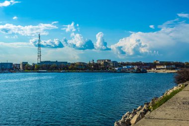 Eski şehrin manzarası.