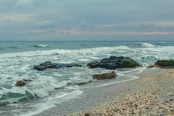 güzel deniz manzarası, doğa ve seyahat arka planı