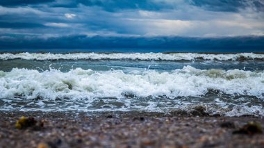 Baltık denizinde fırtına