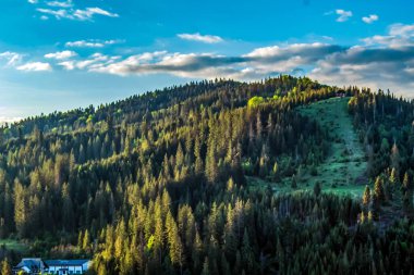 Dağların güzel manzarası