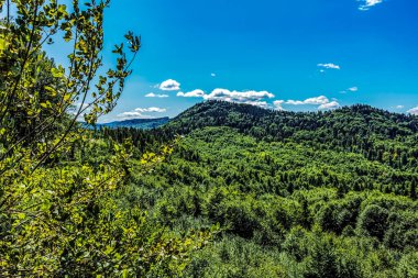 Dağların güzel manzarası