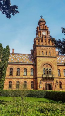 Eski şatonun güzel manzarası