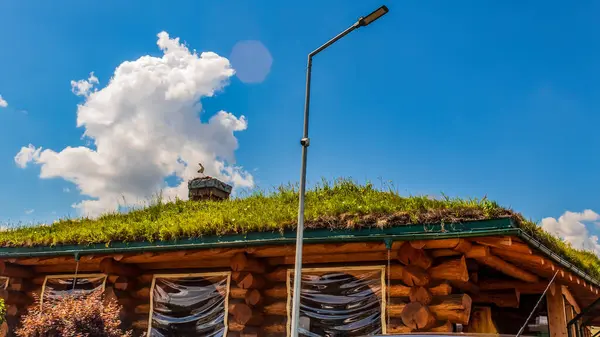 Ahşap çatılı çatı