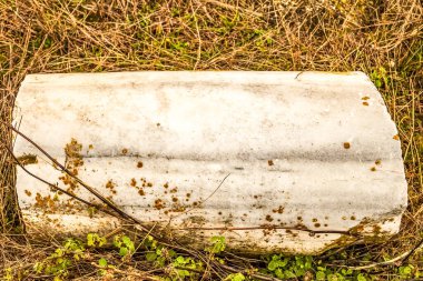 eski paslı metal levha