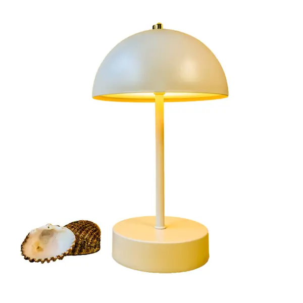 beyaz arkaplanda modern lamba ve dekor