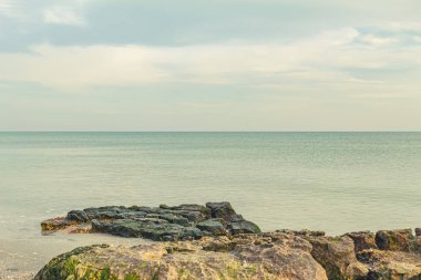Güzel deniz manzarası. doğa arkaplanı