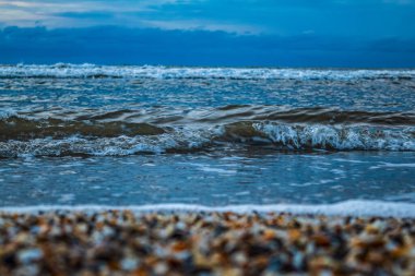 Güzel deniz manzarası. doğa arkaplanı