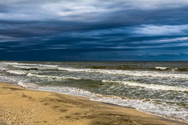 Baltık Denizi üzerinde fırtına