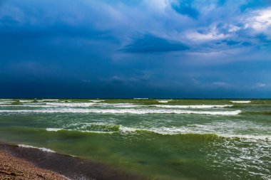 Baltık denizinde fırtına