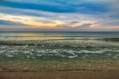 Güzel deniz manzarası. Doğal arka plan