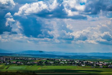 Güzel dağ manzarası. Doğa, seyahat