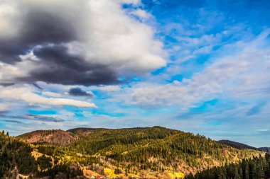 Karpat dağlarında sonbahar