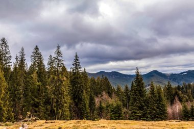 Dağların güzel manzarası