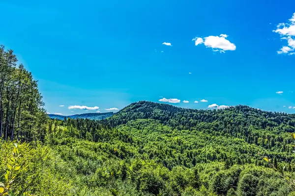 Dağların güzel manzarası