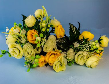 Siyah arka planda güzel çiçekler, yakın plan.