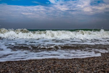 Güzel deniz manzarası. Doğa kavramı