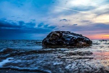 Güzel bir deniz manzarası. Doğa, seyahat