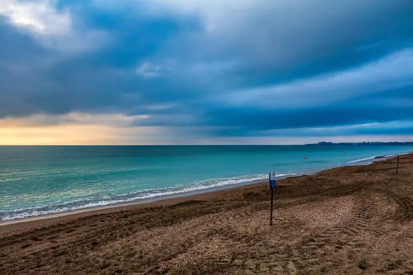 Güzel deniz manzarası. doğa arkaplanı
