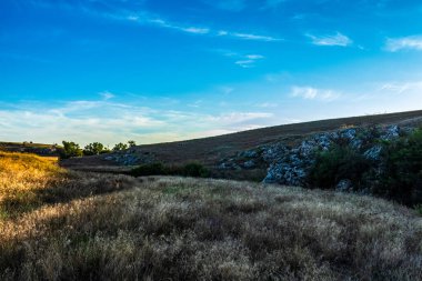 Dağların güzel manzarası, doğa