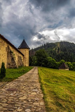 Eski şehrin güzel manzarası
