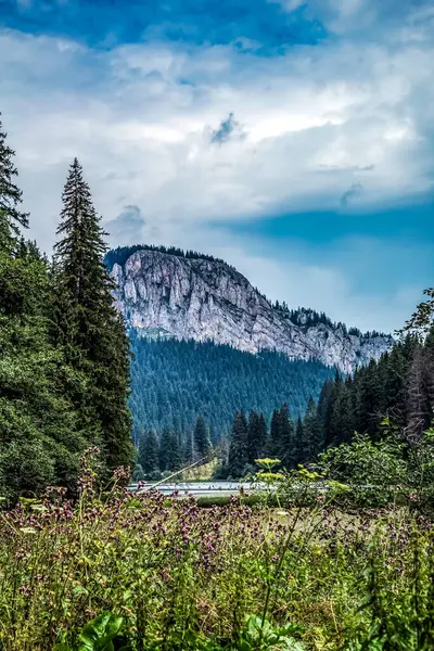İsrail 'in kuzeyindeki dağların güzel manzarası.