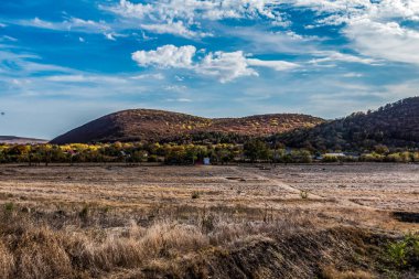 Dağların güzel manzarası