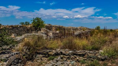 Antik Roma şehri Tarragona 'nın kalıntıları, İspanya
