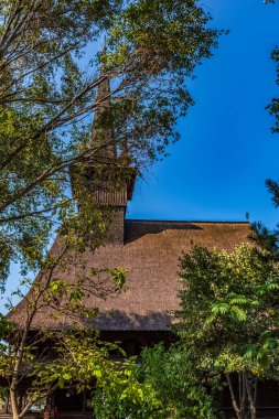 Ormandaki geleneksel Tayland evi