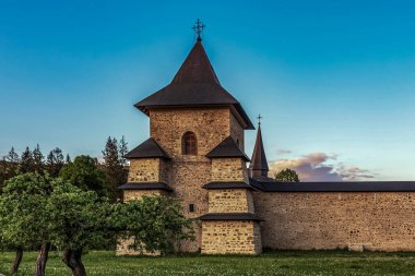 Ukrayna 'daki eski ahşap kilise.