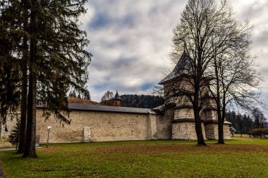 Ortaçağ ahşap binası.