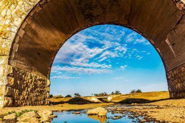 Eski şehrin güzel manzarası